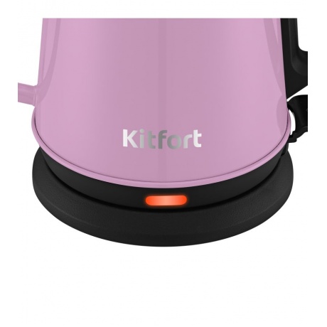 Чайник для варки кофе Kitfort КТ-6194-3 черно-лавандовый - фото 5