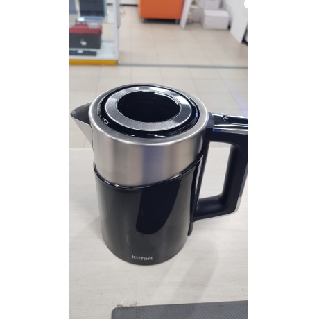 Чайник электрический Kitfort КТ-660-2 черный хорошее состояние - фото 2
