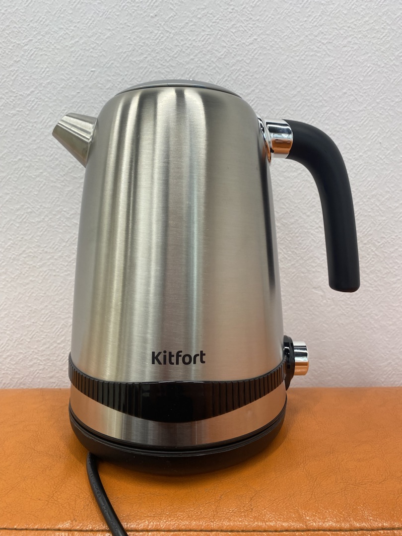 Чайник электрический Kitfort КТ-6121-5 металлик отличное состояние; - фото 2