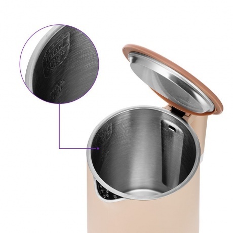 Чайник электрический Kitfort КТ-6662-1 бежевый - фото 5