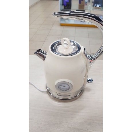 Чайник электрический Kitfort КТ-694-1 белый хорошее состояние - фото 2