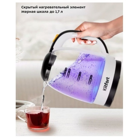 Чайник электрический Kitfort КТ-6633 - фото 11