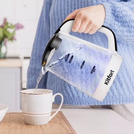 Чайник электрический Kitfort КТ-6634 - фото 8