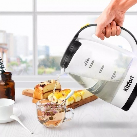 Чайник электрический Kitfort КТ-6637 - фото 6