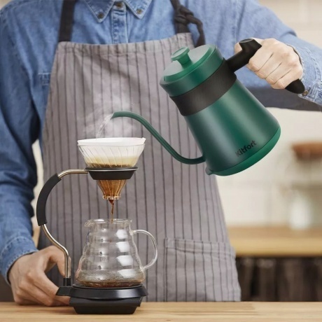 Чайник электрический для варки кофе Kitfort КТ-6631 - фото 8