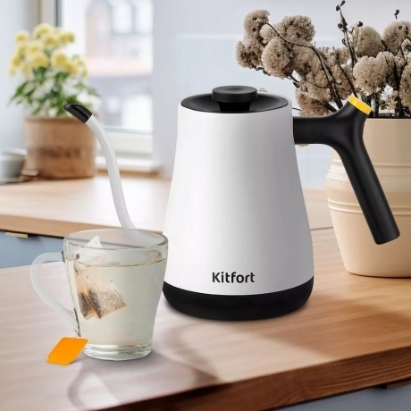 Чайник электрический для варки кофе Kitfort КТ-6673 - фото 7