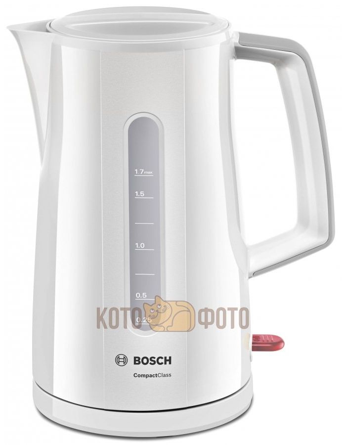 Чайник электрический Bosch TWK3A011 чайник bosch twk3a011 2400вт 1 7л пластик белый