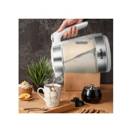 Чайник электрический Kitfort КТ-6682 - фото 6