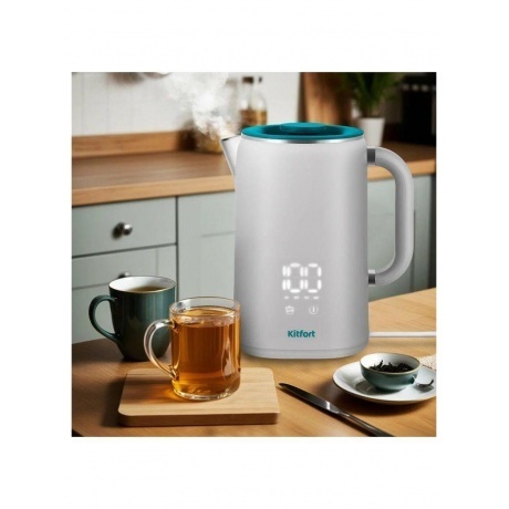 Чайник электрический Kitfort КТ-6687 - фото 3