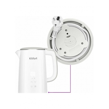 Чайник электрический Kitfort КТ-6718 - фото 4