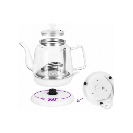 Чайник электрический Kitfort КТ-6722 - фото 4