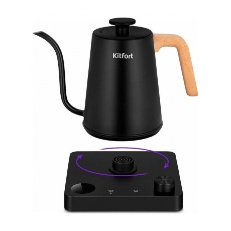 Чайник электрический для варки кофе Kitfort КТ-6726 - фото 4
