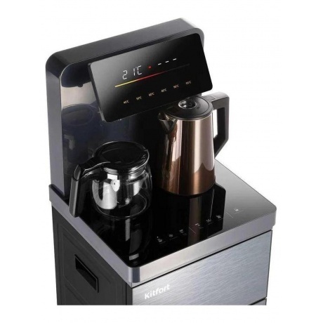 Кулер с чайным столиком Kitfort КТ-6694 - фото 3