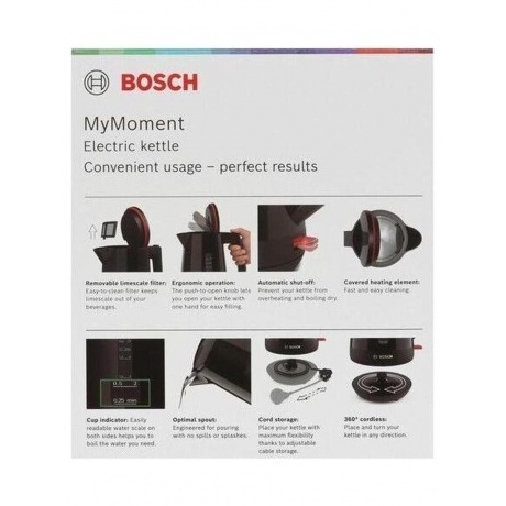 Чайник электрический Bosch TWK1M123 - фото 8