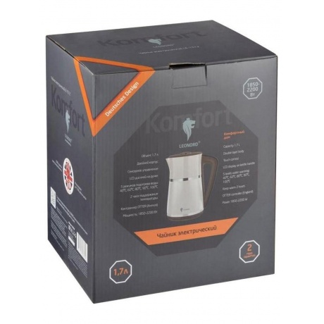 Чайник электрический Leonord LE- 1512 бежевый - фото 8