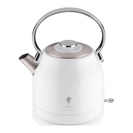 Чайник электрический Leonord LE- 1904 RETRO белый - фото 4