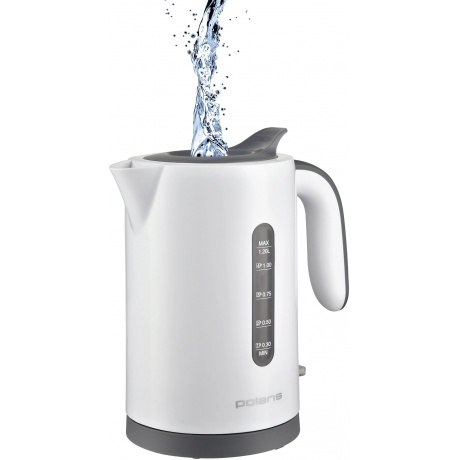 Чайник электрический Polaris PWK 1220C Water Way Pro, белый - фото 19