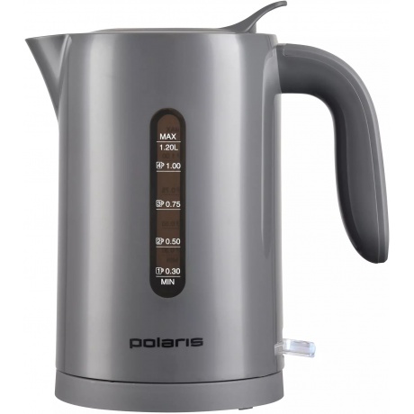 Чайник электрический Polaris PWK 1220C Water Way Pro, серый