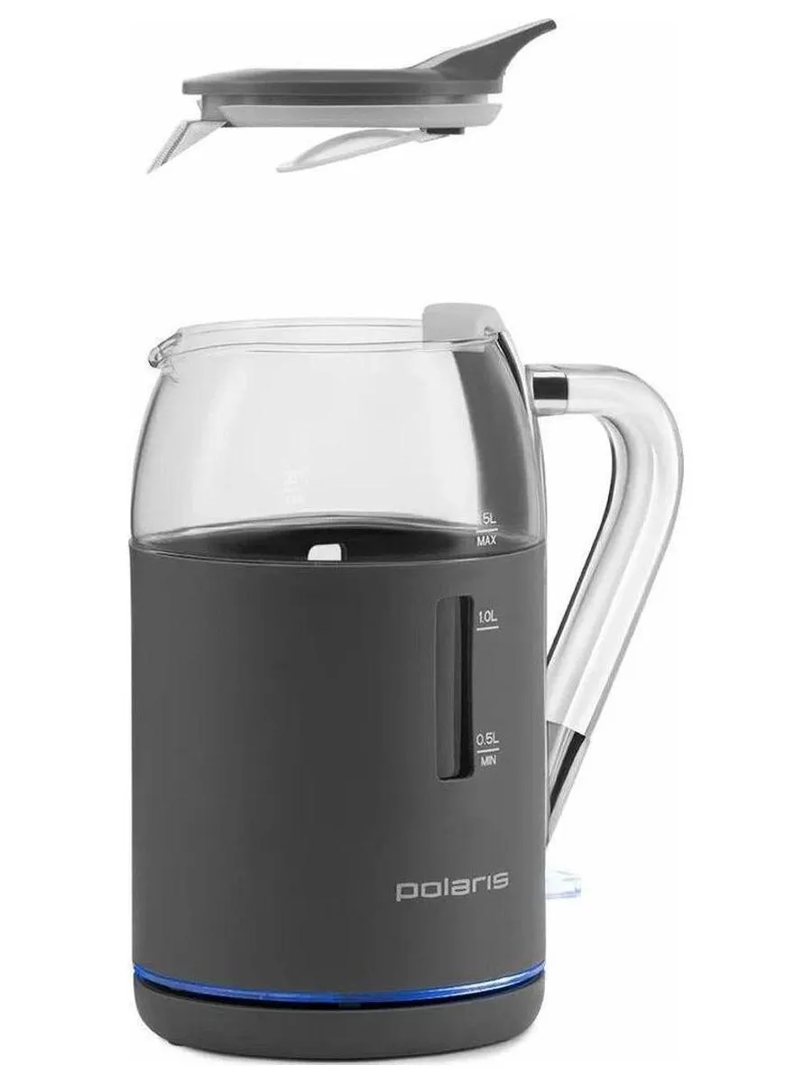 Электрочайник PWK 1563CGL Water Way Pro Графитовый - фото 8