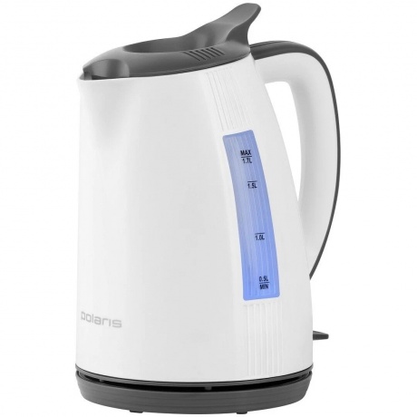 Чайник электрический Polaris PWK 1708C Water Way Pro, белый/ серый - фото 24