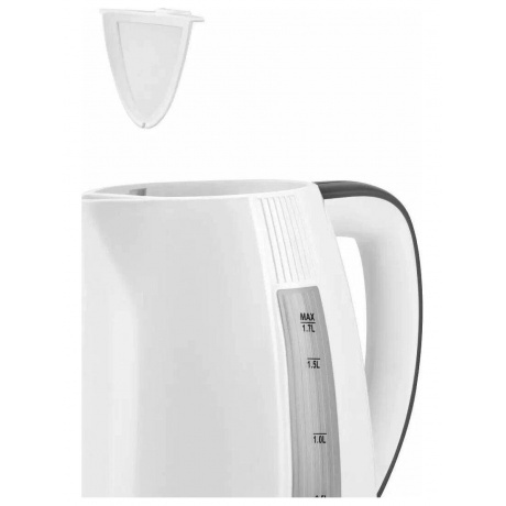 Чайник электрический Polaris PWK 1708C Water Way Pro, белый/ серый - фото 7