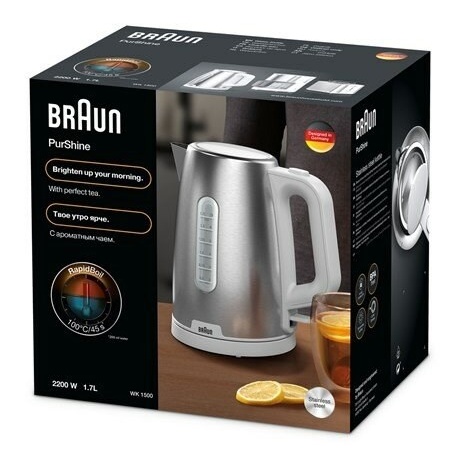 Чайник электрический Braun WK 1500 WH - фото 3