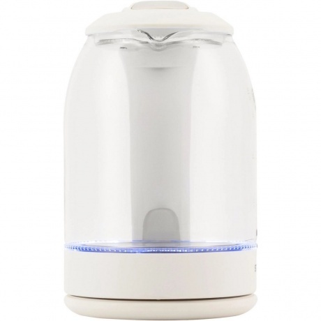 Чайник электрический Starwind SKG1056 1.8л. 2000Вт белый/прозрачный корпус: стекло - фото 6