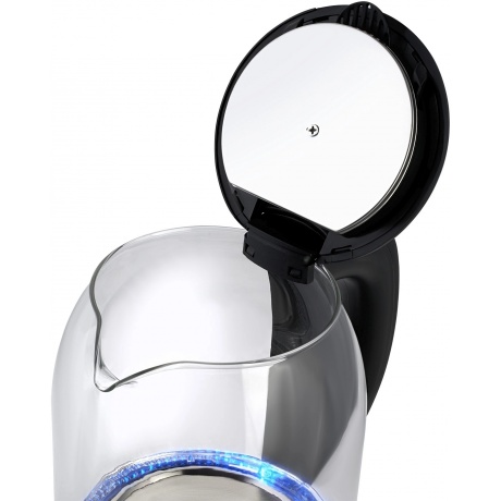 Чайник электрический Starwind SKG1779 1.8л. 1700Вт прозрачный/черный корпус: стекло - фото 3