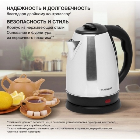 Чайник электрический StarWind SKS1053 - фото 16