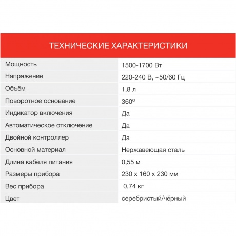 Чайник электрический StarWind SKS1053 - фото 28