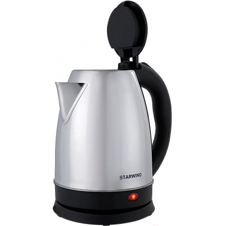 Чайник электрический Starwind SKS1771 1.8л. 1700Вт серебристый/черный корпус: металл/пластик - фото 3