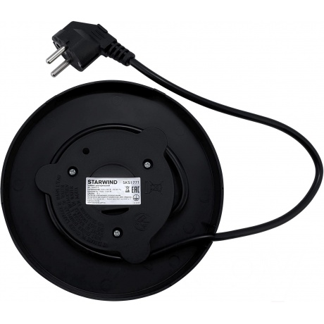 Чайник электрический Starwind SKS1771 1.8л. 1700Вт серебристый/черный корпус: металл/пластик - фото 7