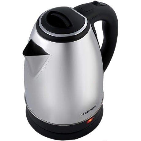 Чайник электрический Starwind SKS1771 1.8л. 1700Вт серебристый/черный корпус: металл/пластик - фото 8