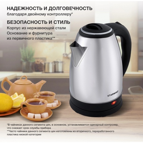 Чайник электрический StarWind SKS1771 - фото 12