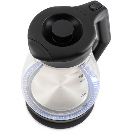 Чайник электрический Starwind SKS2035 1.7л. 2200Вт черный корпус: стекло/пластик - фото 6