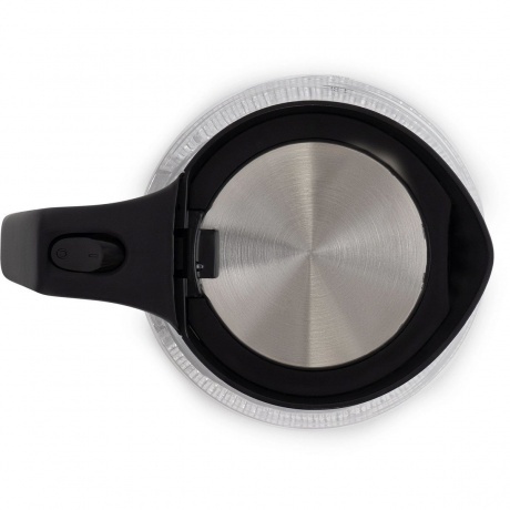 Чайник электрический Starwind SKS2035 1.7л. 2200Вт черный корпус: стекло/пластик - фото 8