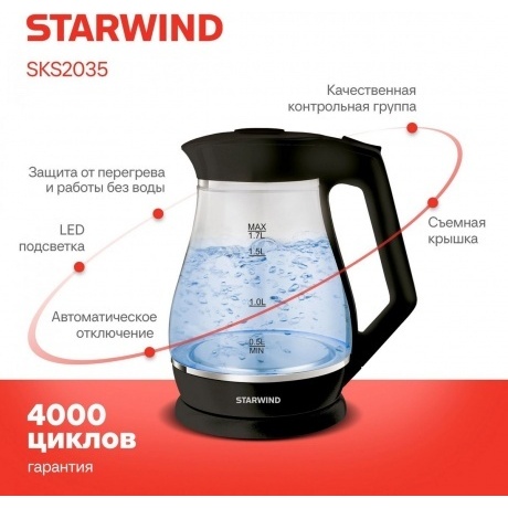 Чайник электрический StarWind SKS2035 - фото 18
