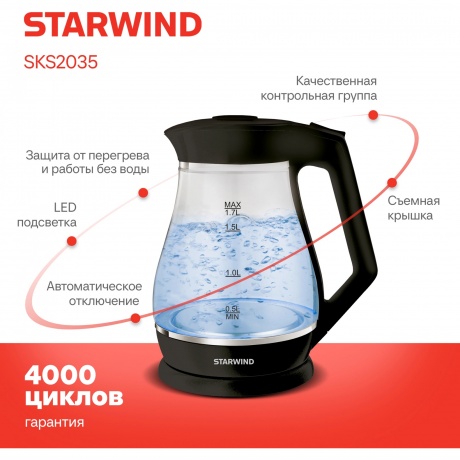 Чайник электрический StarWind SKS2035 - фото 32