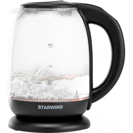 Чайник электрический Starwind SKS4517 1.7л. 2200Вт черный корпус...