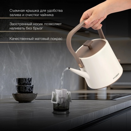 Чайник электрический Hyundai HYK-S2043 - фото 12