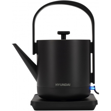 

Чайник электрический Hyundai HYK-S2507 0.6л. 1000Вт черный (металл)