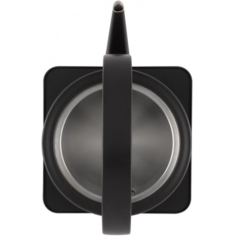 Чайник электрический Hyundai HYK-S2507 0.6л. 1000Вт черный (металл) - фото 5