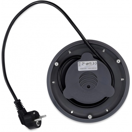 Чайник электрический Hyundai HYK-S7777 1.7л. 2200Вт графит/серебристый (металл) - фото 10