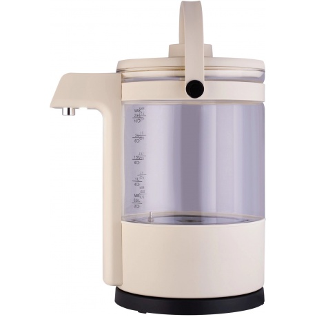 Чайник электрический Hyundai HYK-G7700 2.5л. 1400Вт кремовый/черный (стекло) - фото 8