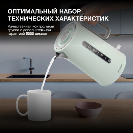 Чайник электрический Hyundai HYK-S9999 - фото 7