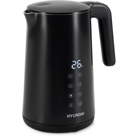 Чайник электрический Hyundai HYK-S4017 1.7л. 2200Вт черный (металл) - фото 20