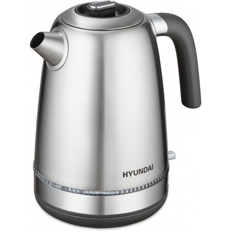 Чайник электрический Hyundai HYK-S5806 1.7л. 2200Вт серебристый матовый/черный (металл) - фото 19