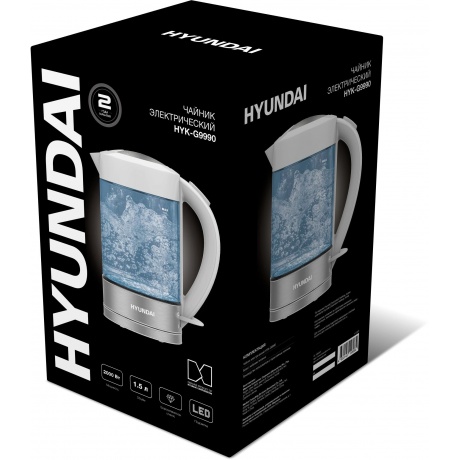 Чайник электрический Hyundai HYK-G9990 - фото 2