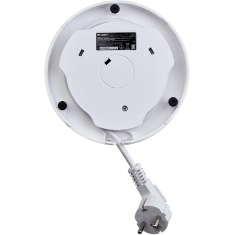 

Чайник электрический Hyundai HYK-G3606 1.7л. 2200Вт белый/прозрачный (стекло)