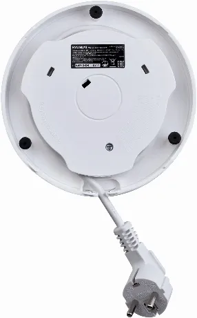 Чайник электрический Hyundai HYK-G3606 1.7л. 2200Вт белый/прозра...